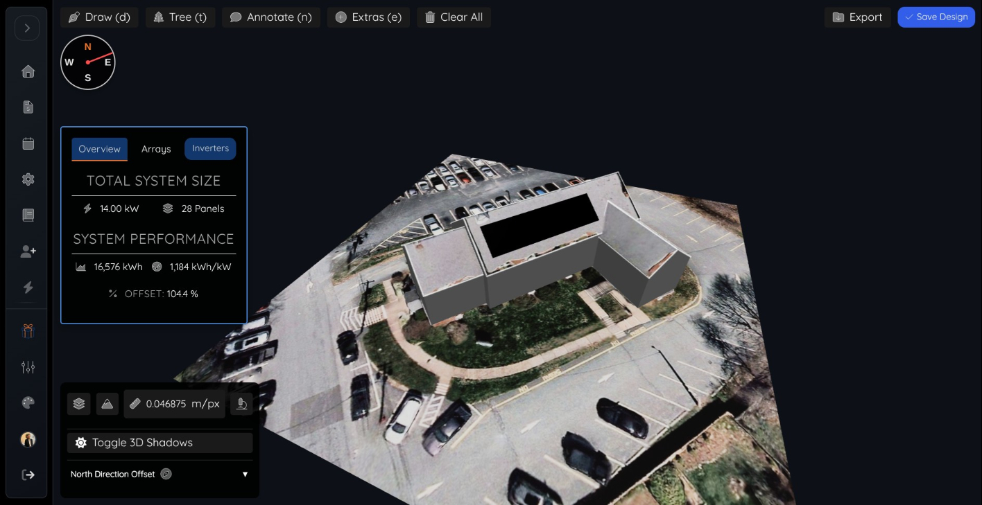 3D Scene with accurate heights and slopes