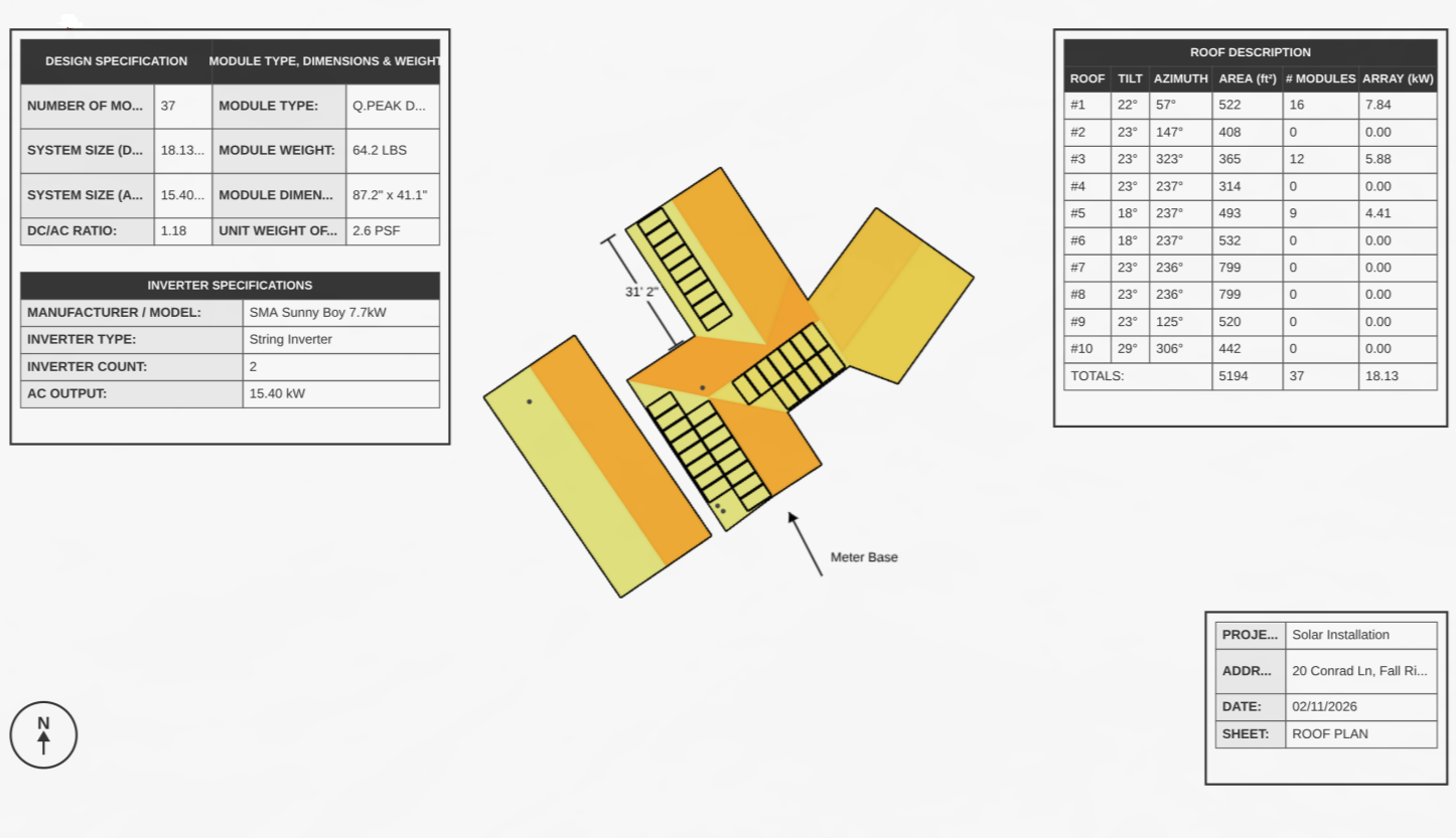 Auto-generated site plan